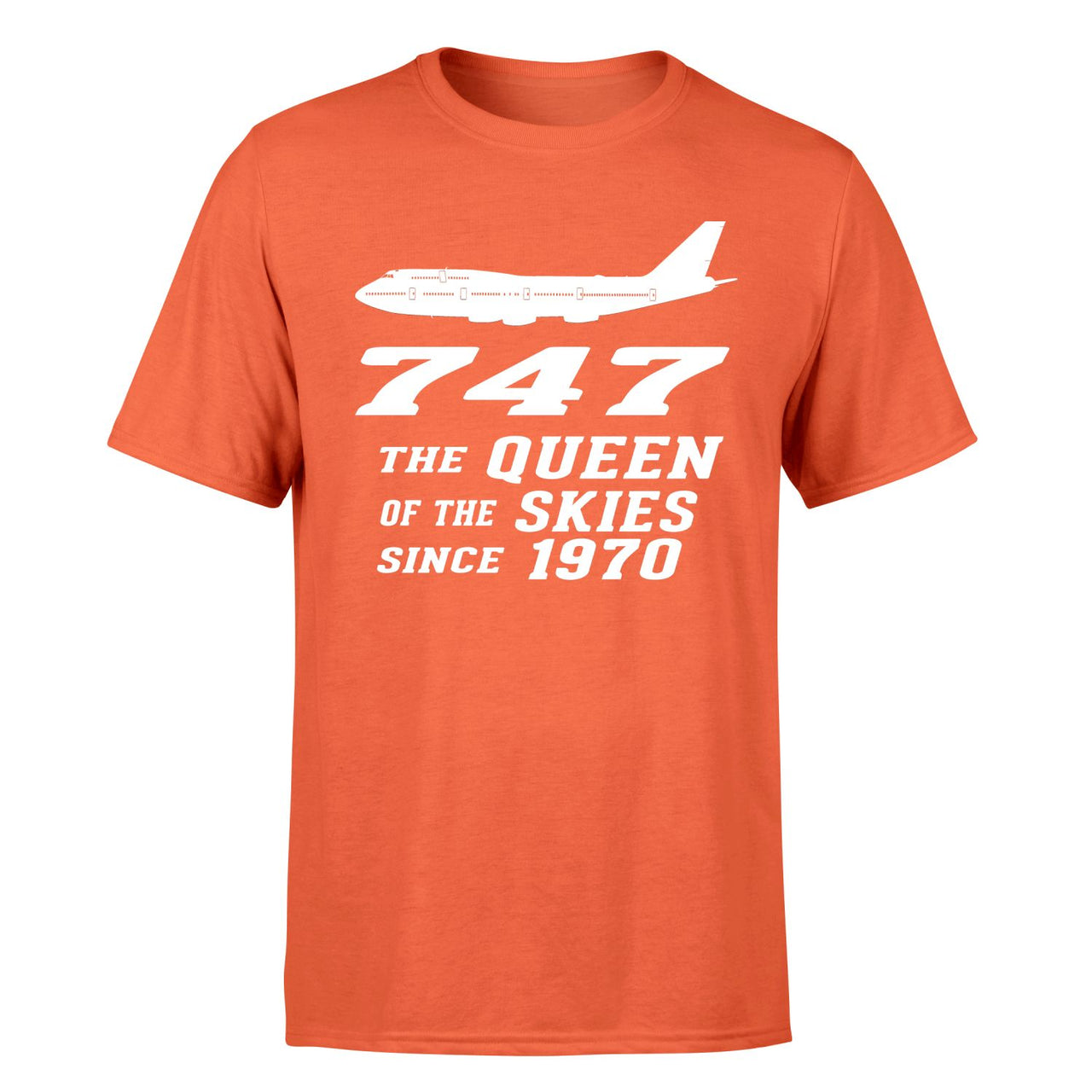 Boeing 747 - Queen of the Skies (2) Designed T-Shirts