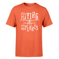 Thumbnail for Still Playing With Airplanes Designed T-Shirts