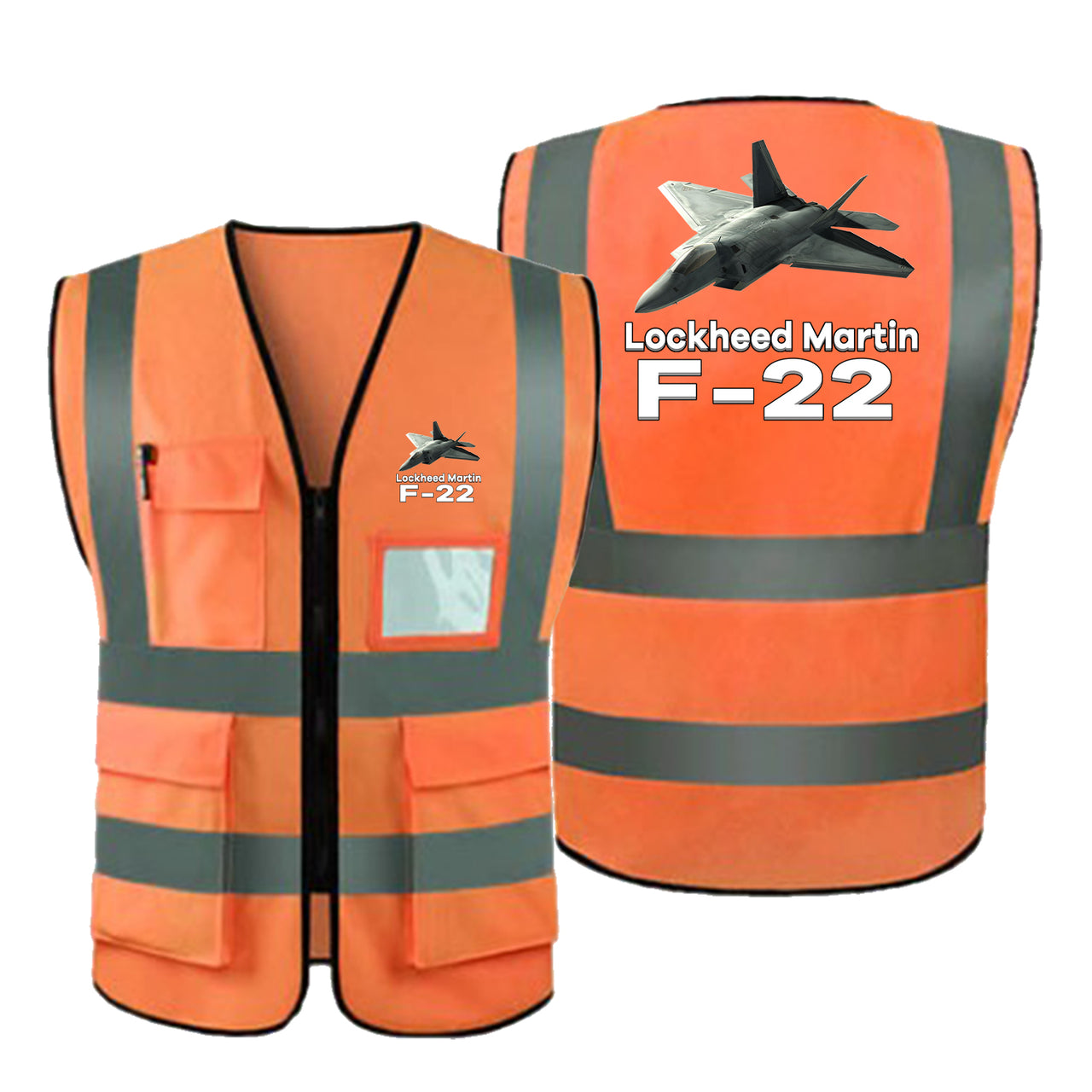 The Lockheed Martin F22 Designed Reflective Vests