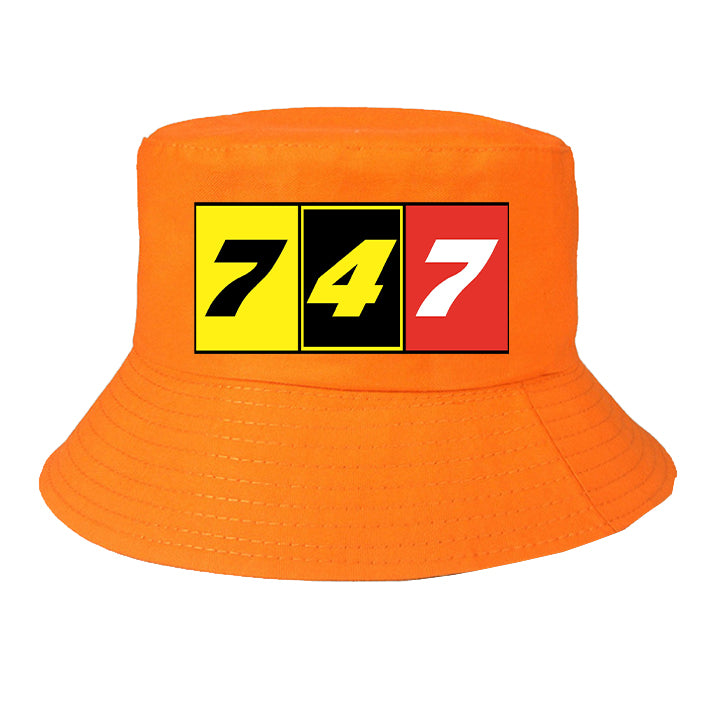 Flat Colourful 747 Designed Summer & Stylish Hats