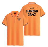 Thumbnail for Diamond DA42 & Plane Designed Stylish Polo T-Shirts (Double-Side)