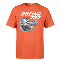Thumbnail for Boeing 737+Text & CFM LEAP-1 Engine Designed T-Shirts