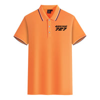 Thumbnail for Boeing 727 & Text Designed Stylish Polo T-Shirts