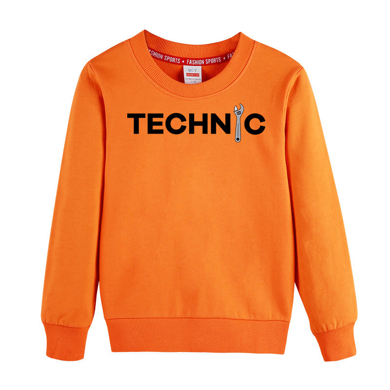 Technic Designed "CHILDREN" Sweatshirts