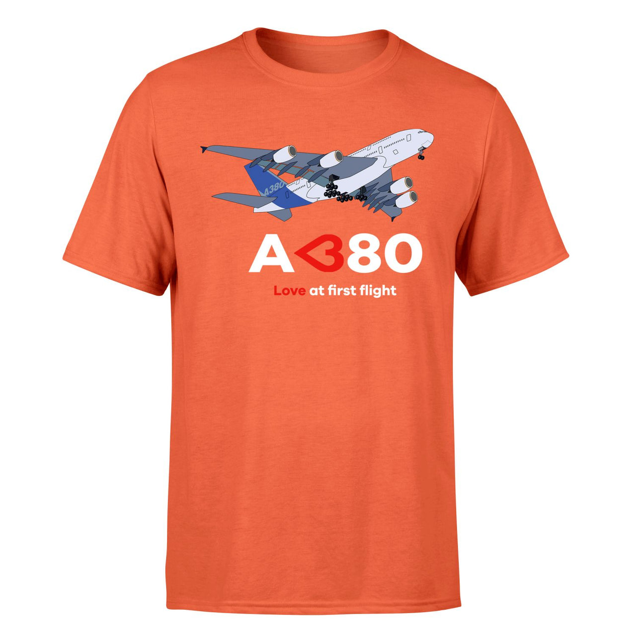 Airbus A380 Love at first flight Designed T-Shirts