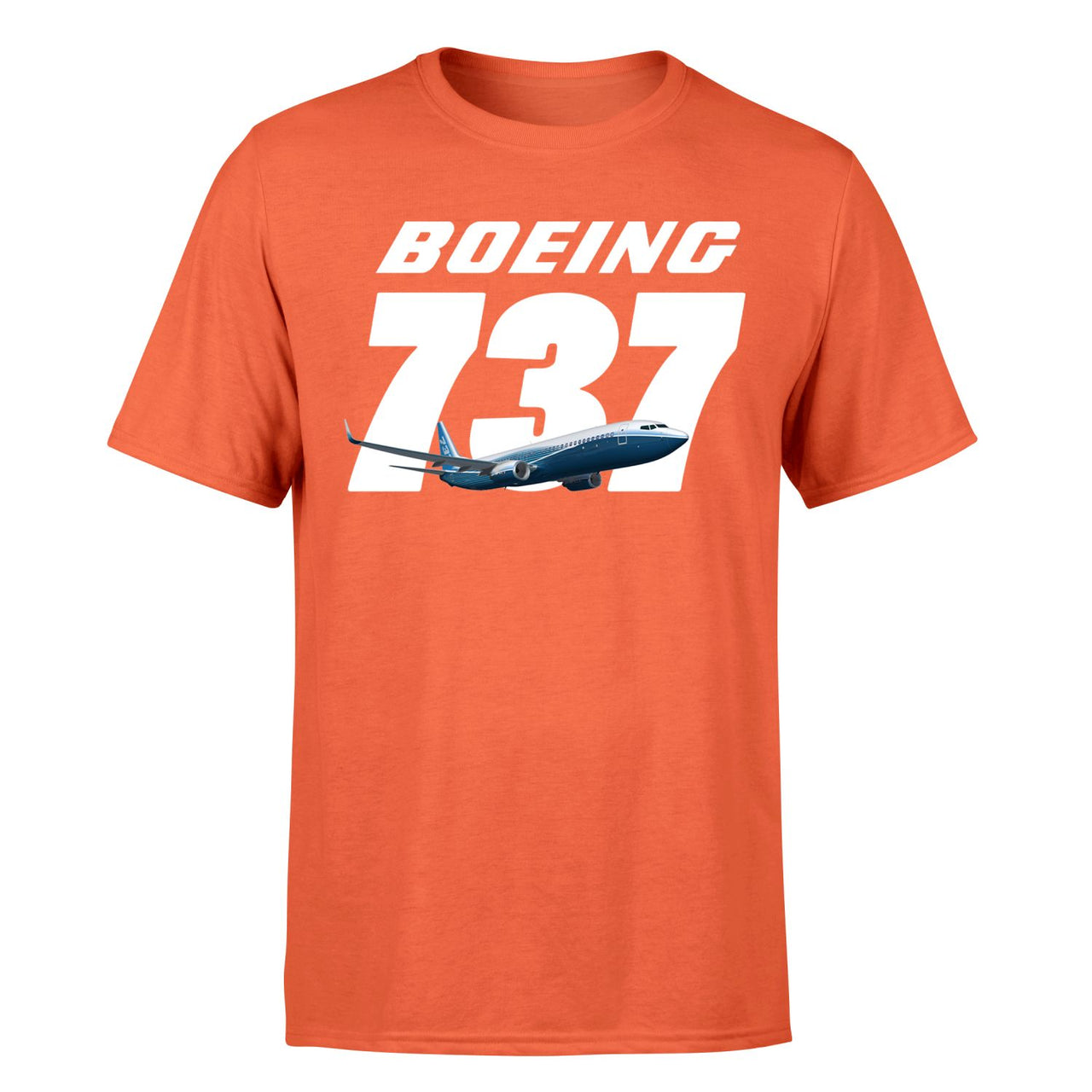 Super Boeing 737+Text Designed T-Shirts