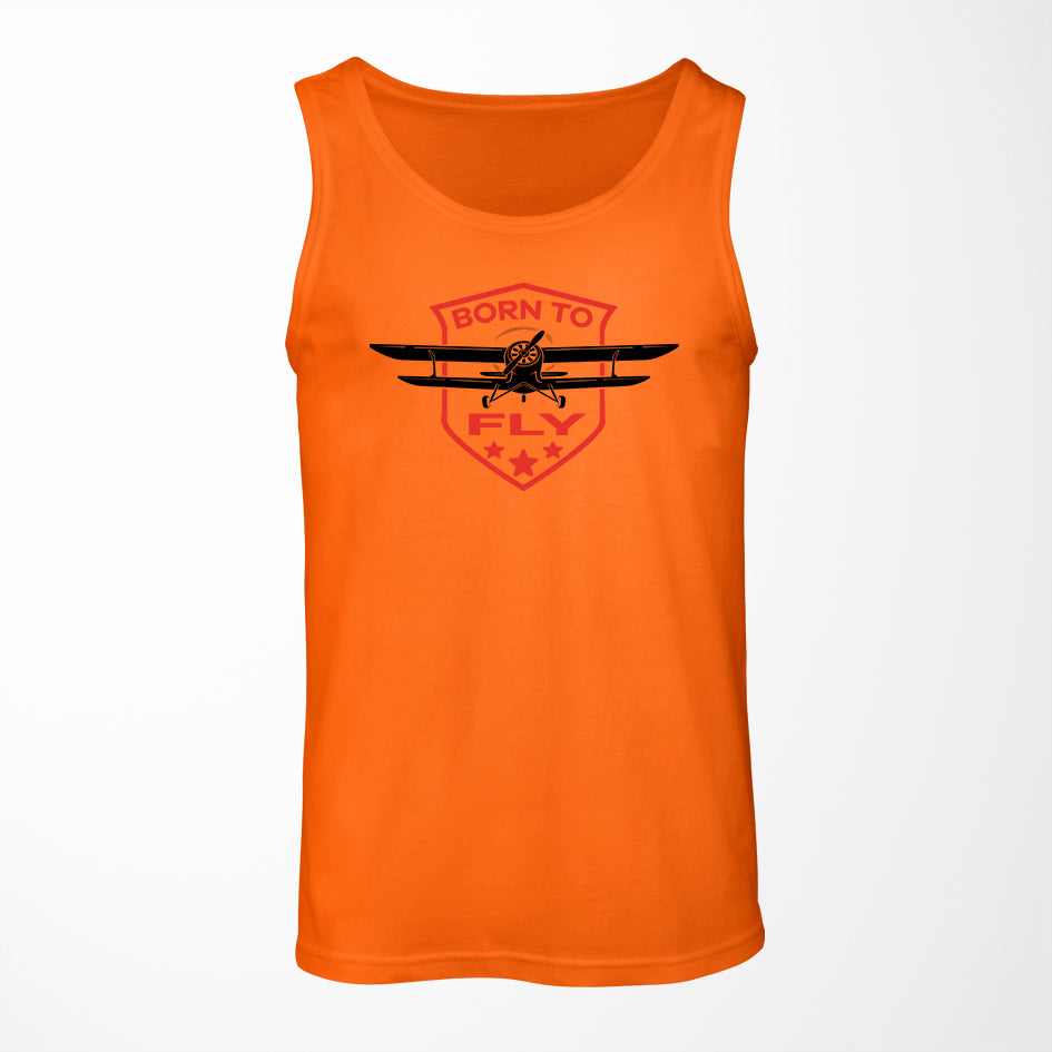 Super Born To Fly Designed Tank Tops