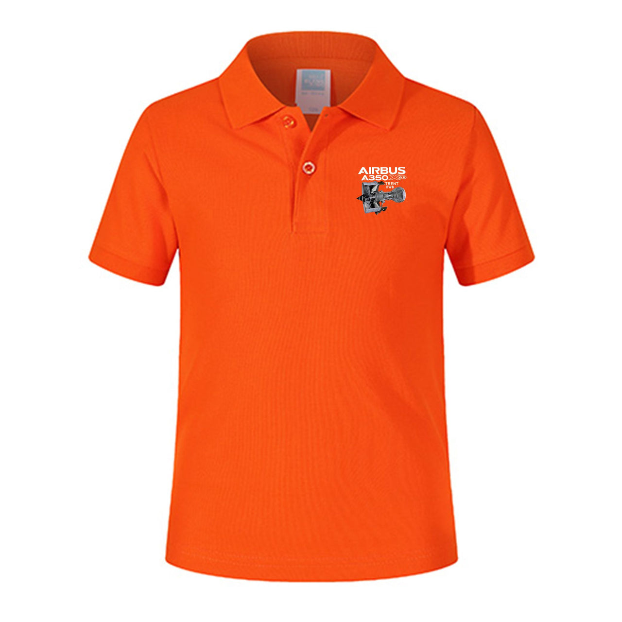Airbus A350 & Trent Wxb Engine Designed Children Polo T-Shirts