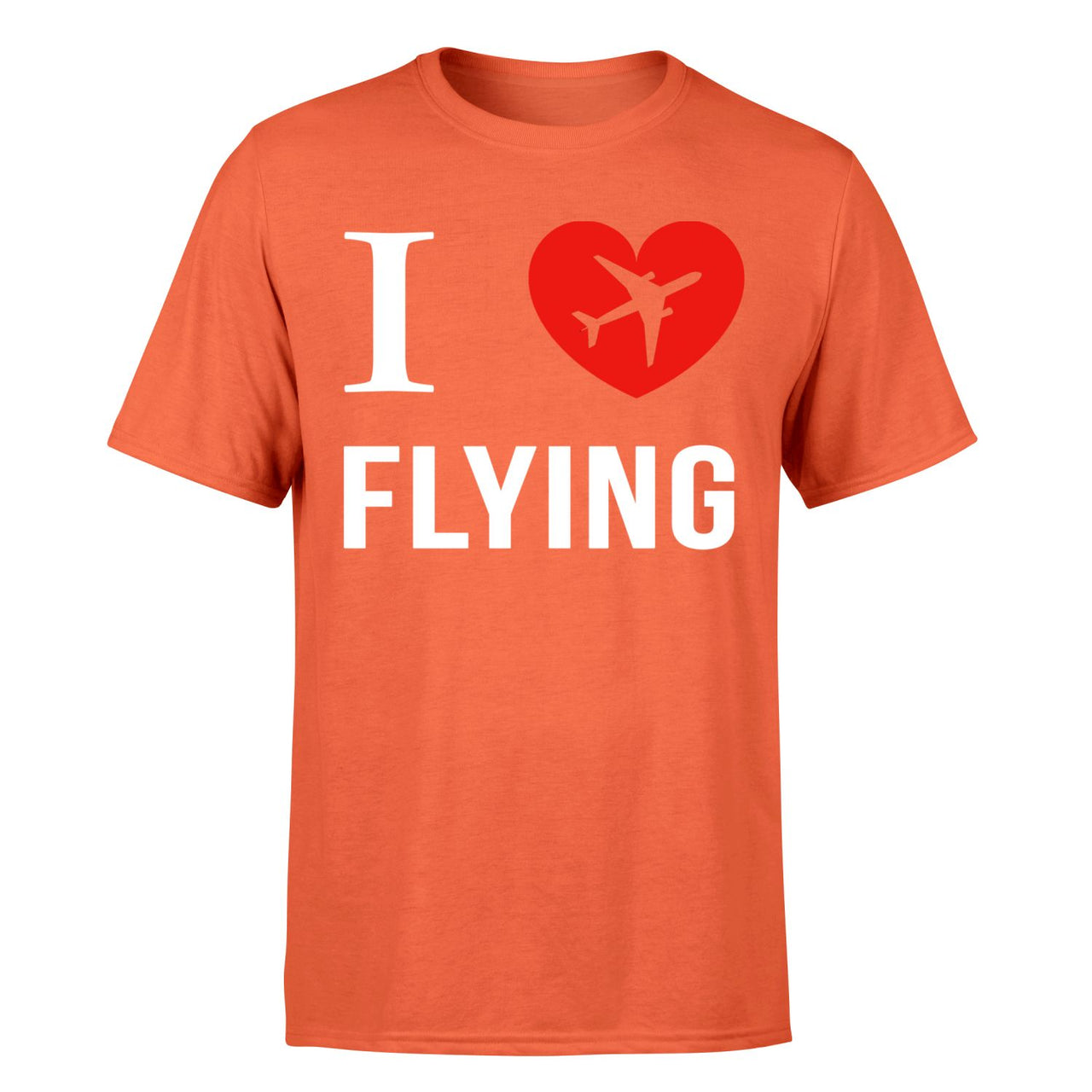 I Love Flying Designed T-Shirts