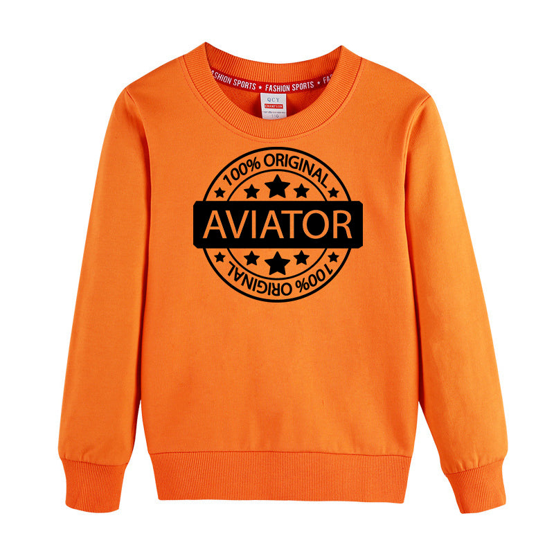 100 Original Aviator Designed "CHILDREN" Sweatshirts