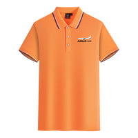 Thumbnail for The Airbus A220 Designed Stylish Polo T-Shirts