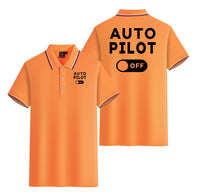 Thumbnail for Auto Pilot Off Designed Stylish Polo T-Shirts (Double-Side)