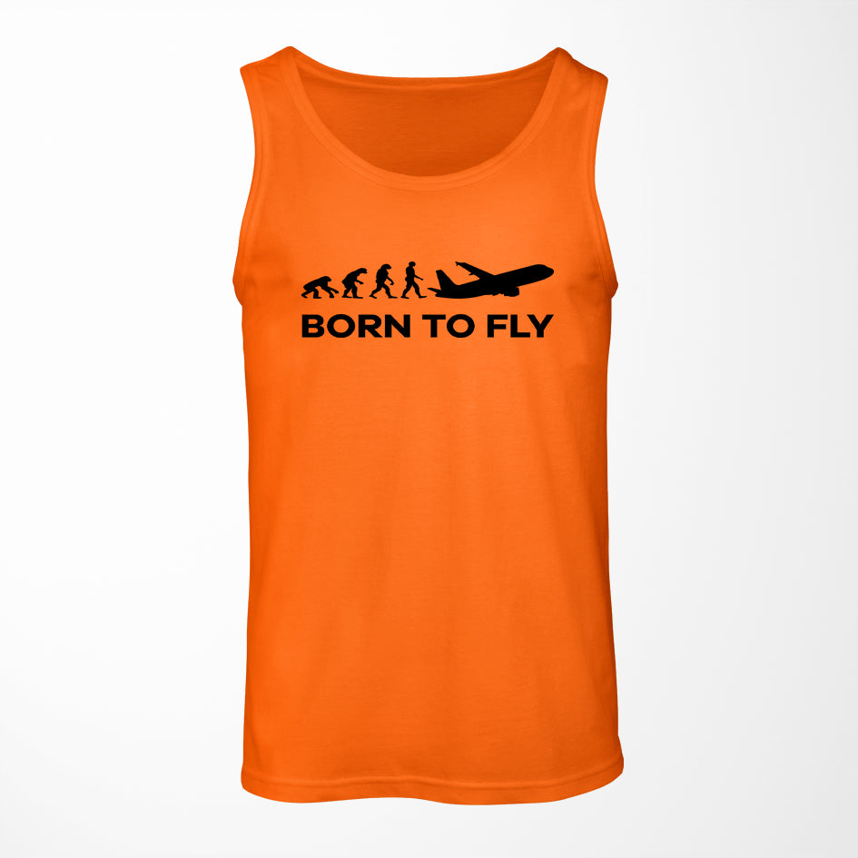 Born To Fly Designed Tank Tops