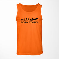 Thumbnail for Born To Fly Designed Tank Tops