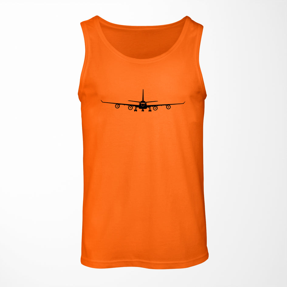 Airbus A340 Silhouette Designed Tank Tops