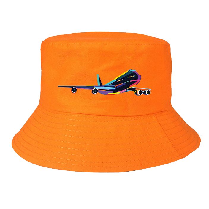 Multicolor Airplane Designed Summer & Stylish Hats