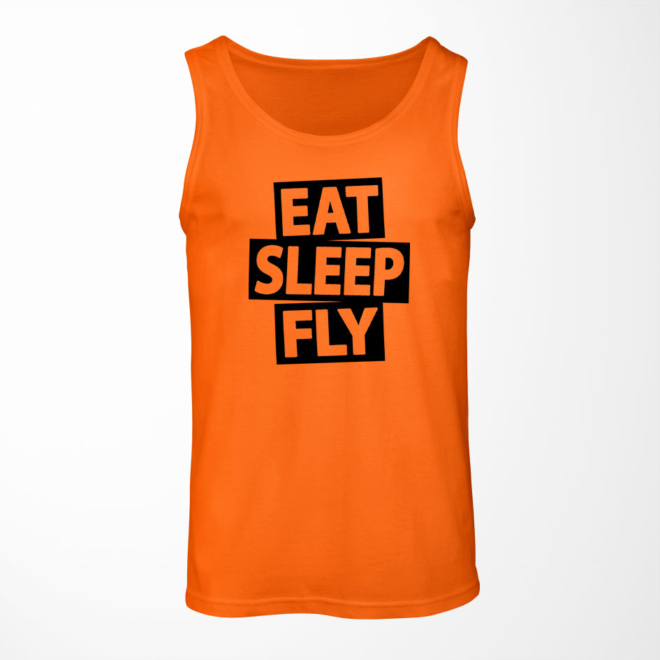 Eat Sleep Fly Designed Tank Tops