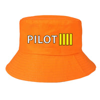 Thumbnail for Pilot & Stripes (4 Lines) Designed Summer & Stylish Hats