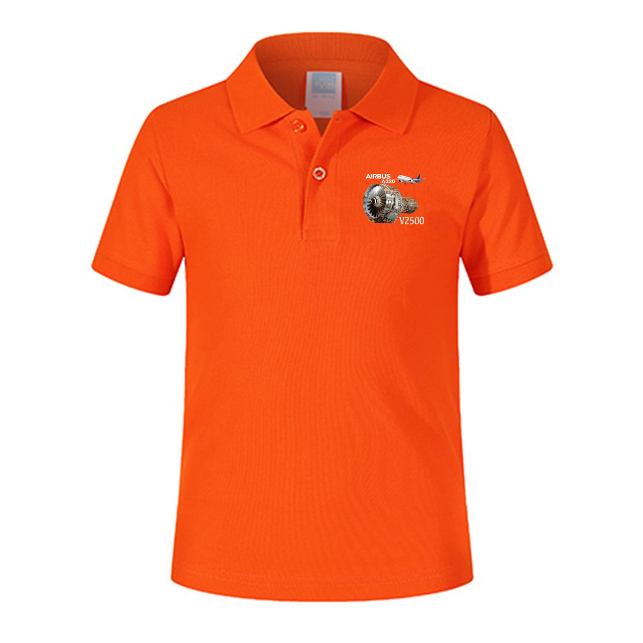 Airbus A320 & V2500 Engine Designed Children Polo T-Shirts