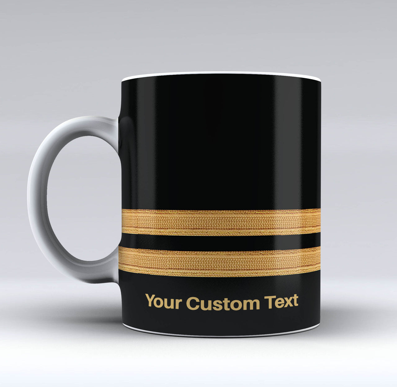 Original Golden Pilot Epaulettes (4,3,2) Designed Mugs