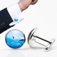 Thumbnail for Outstanding View Through Airplane Wing Designed Cuff Links