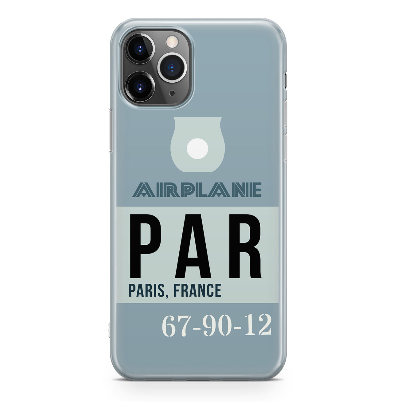 PAR - Paris France Luggage Tag Designed iPhone Cases