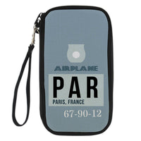 Thumbnail for PAR - Paris France Luggage Tag Designed Travel Cases & Wallets