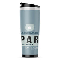 Thumbnail for PAR - Paris France Luggage Tag Designed Travel Mugs
