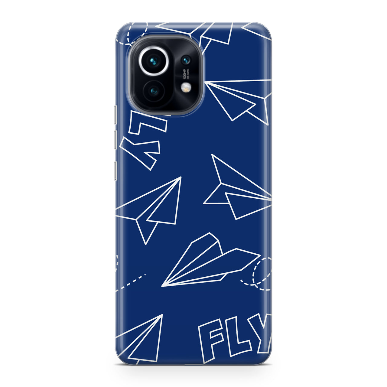 Paper Airplane & Fly-Blue Designed Xiaomi Cases