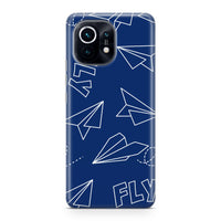Thumbnail for Paper Airplane & Fly-Blue Designed Xiaomi Cases