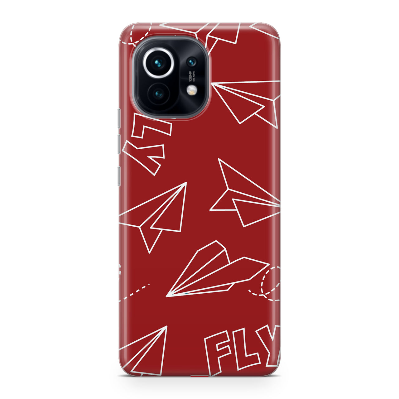 Paper Airplane & Fly-Red Designed Xiaomi Cases