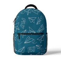 Thumbnail for Paper Airplane & Fly (5 Colors) Designed 3D Backpacks