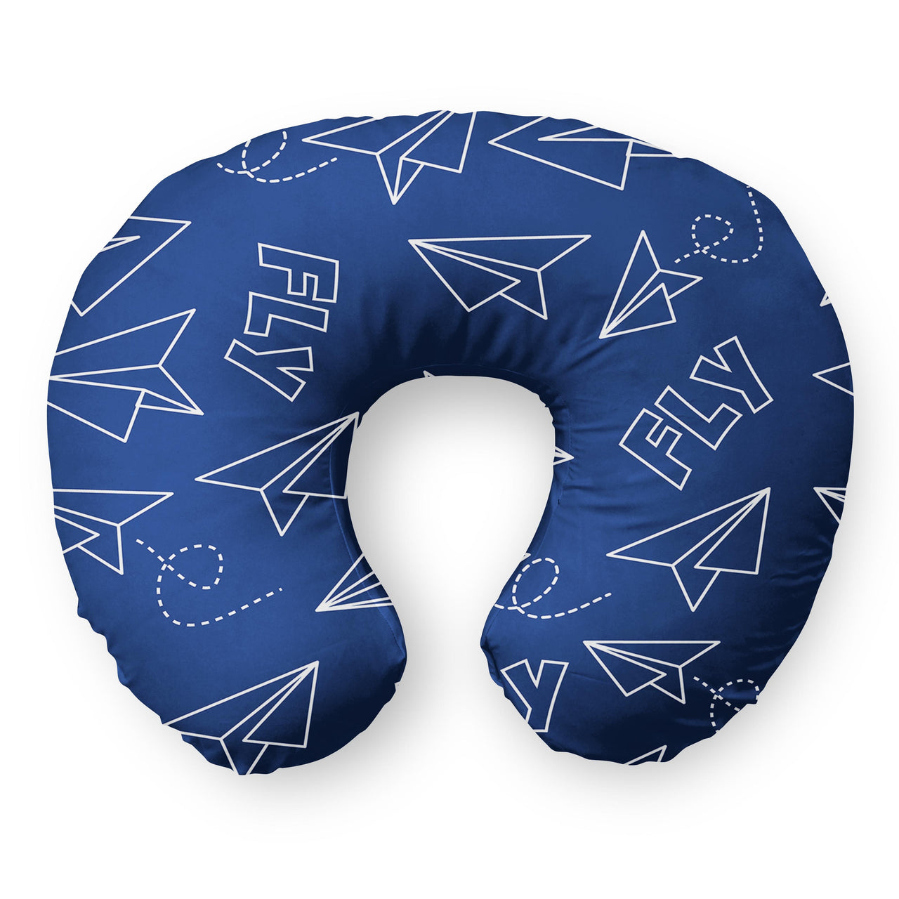 Paper Airplane & Fly (Blue) Travel & Boppy Pillows