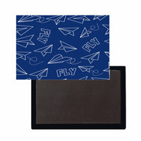 Thumbnail for Paper Airplane & Fly (Blue) Designed Magnets
