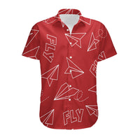 Thumbnail for Paper Airplane & Fly (Red) Designed 3D Shirts
