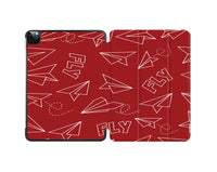 Thumbnail for Paper Airplane & Fly (Red) Designed iPad Cases