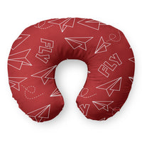 Thumbnail for Paper Airplane & Fly (Red) Travel & Boppy Pillows