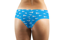 Thumbnail for Paper Airplanes Designed Women Panties & Shorts