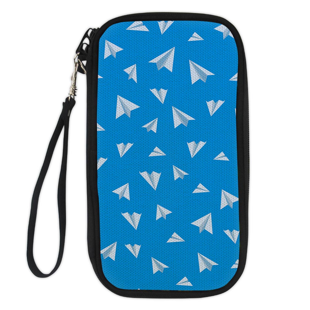 Paper Airplanes Designed Travel Cases & Wallets