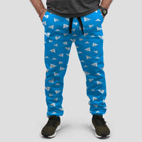 Thumbnail for Paper Airplanes Designed Sweat Pants & Trousers