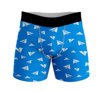 Thumbnail for Paper Airplanes Designed Men Boxers