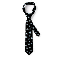 Thumbnail for Paper Airplanes (Black) Designed Ties