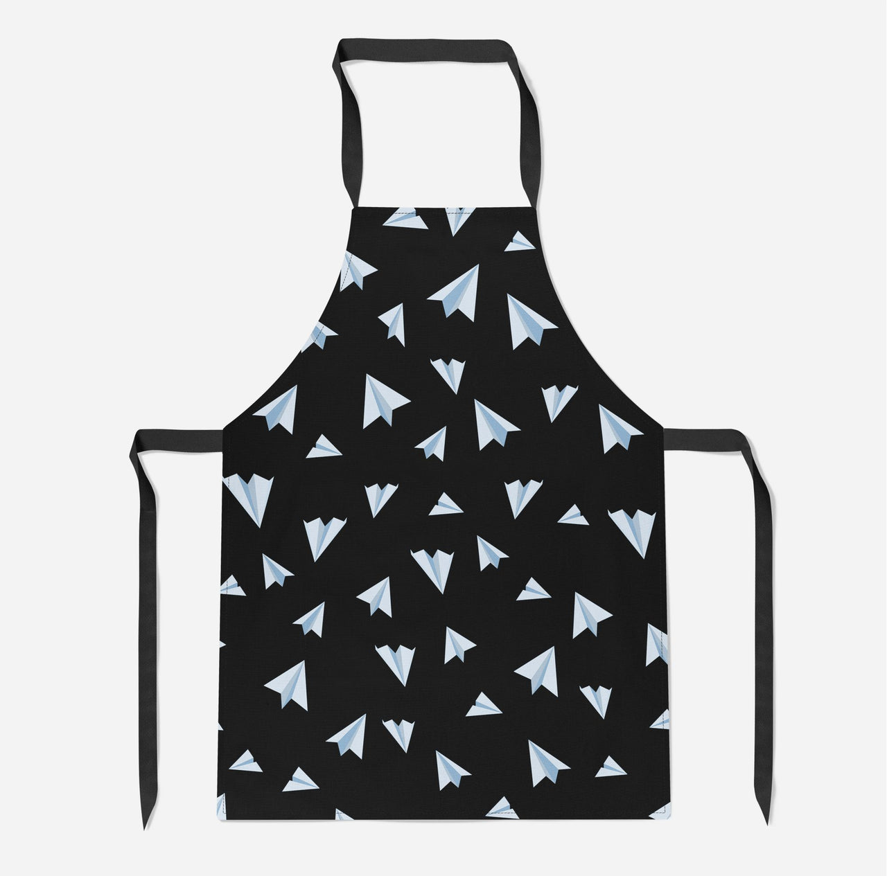 Paper Airplanes (Black) Designed Kitchen Aprons