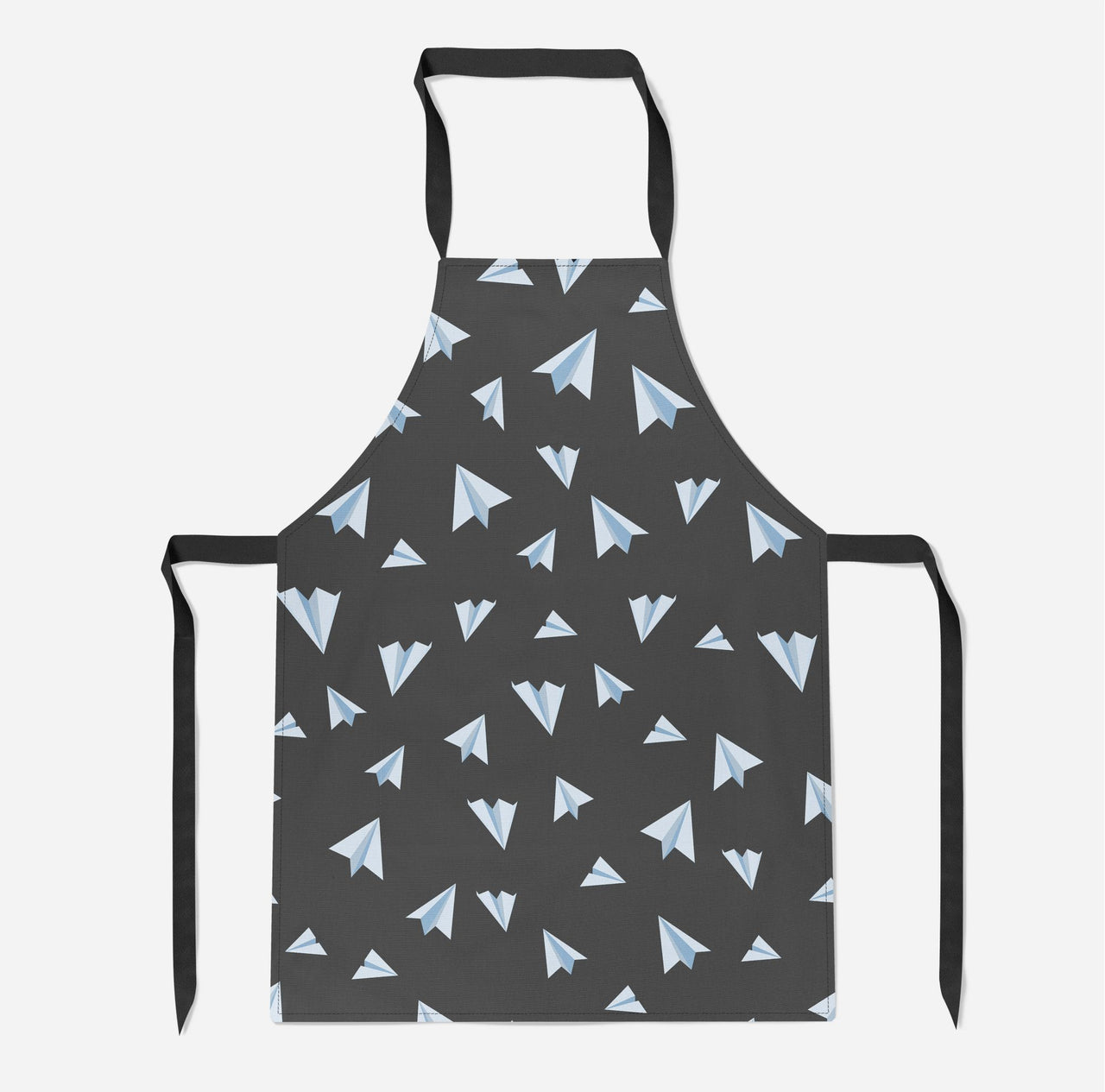 Paper Airplanes (Gray) Designed Kitchen Aprons