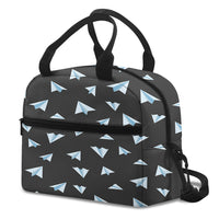 Thumbnail for Paper Airplanes (Gray) Designed Lunch Bags