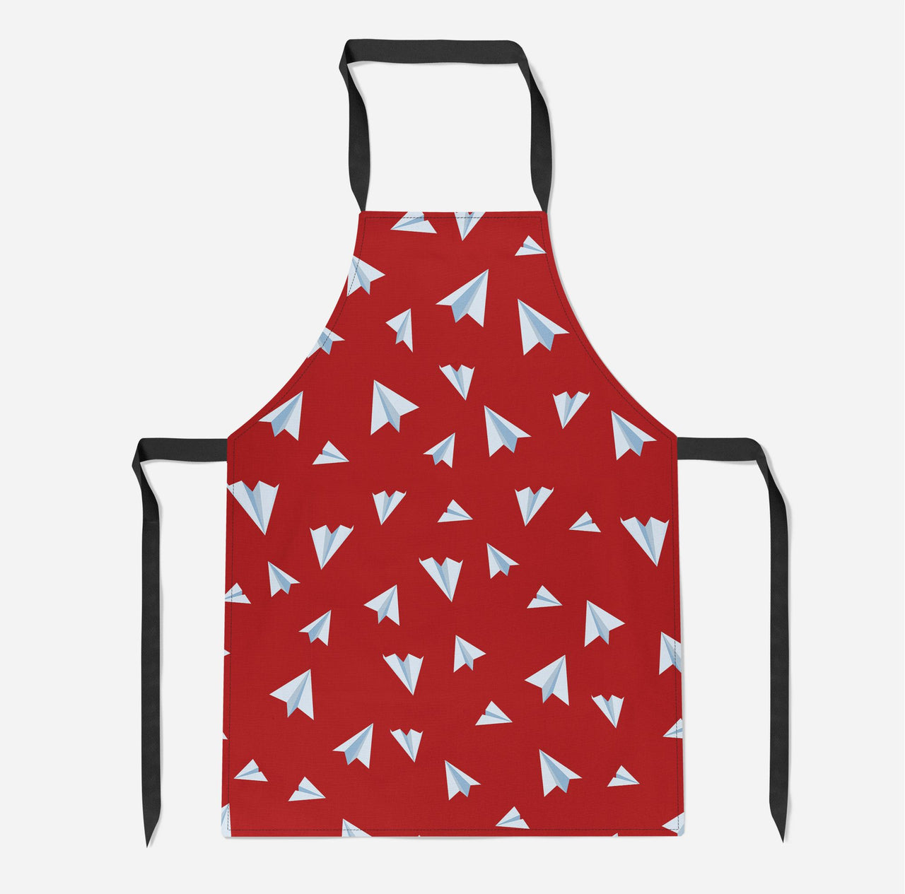 Paper Airplanes (Red) Designed Kitchen Aprons