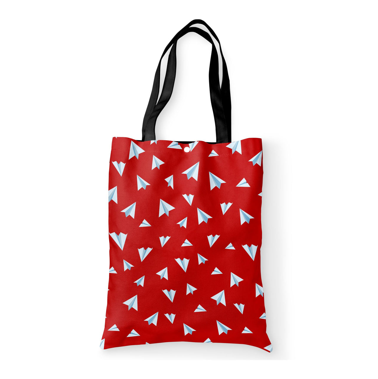 Paper Airplanes (Red) Designed Tote Bags
