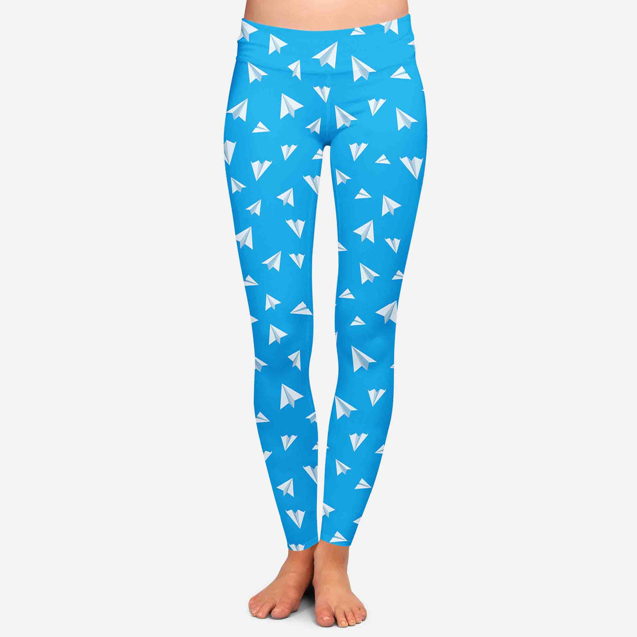 Paper Airplanes Designed Women Leggins