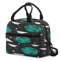 Thumbnail for Paper Planes & Earth Designed Lunch Bags