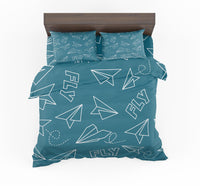 Thumbnail for Paper Airplane & Fly Designed Bedding Sets